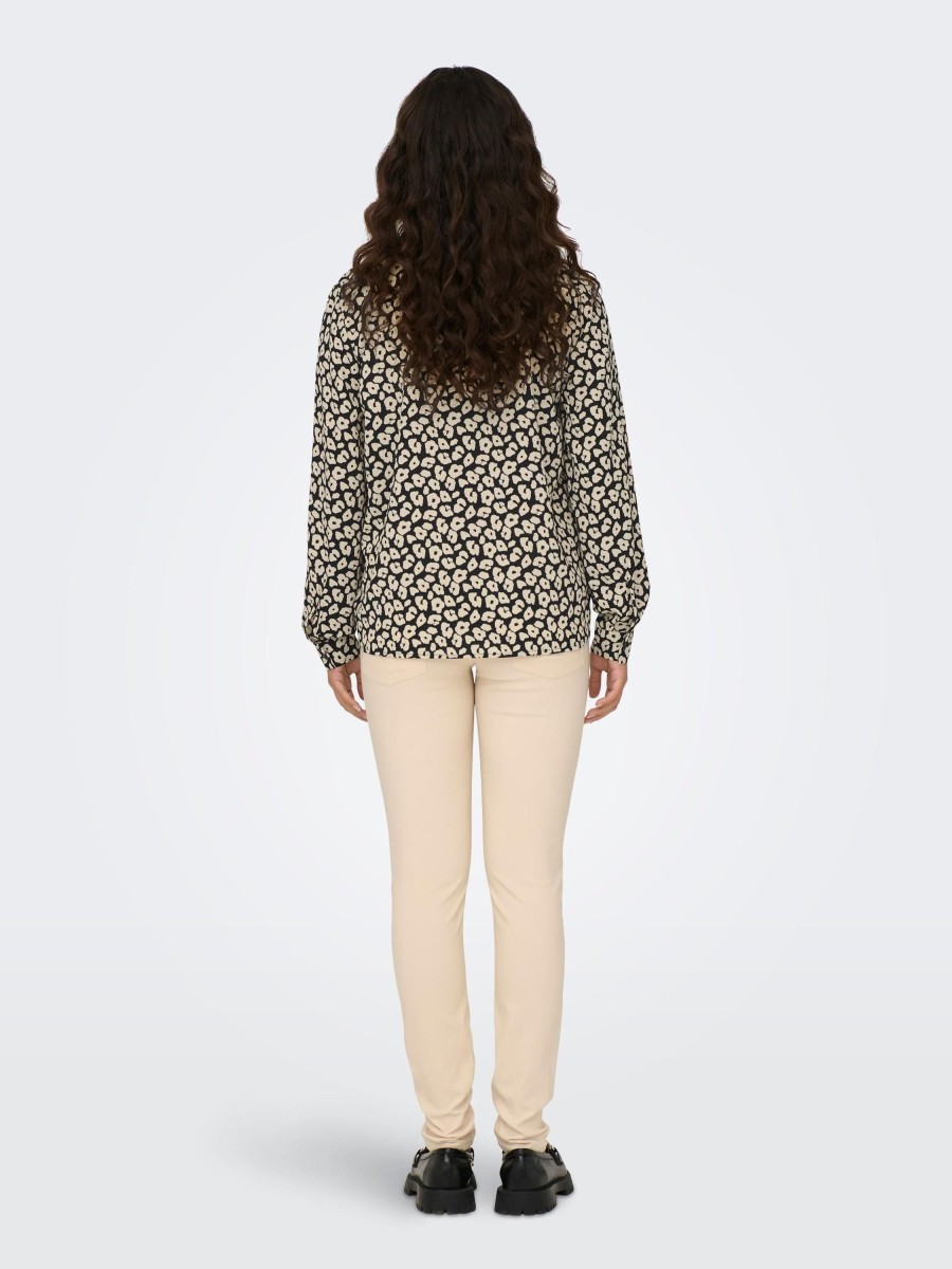 Dames Jacqueline de Yong | Jdy Blouse Black Tapioca Leopard 15242870