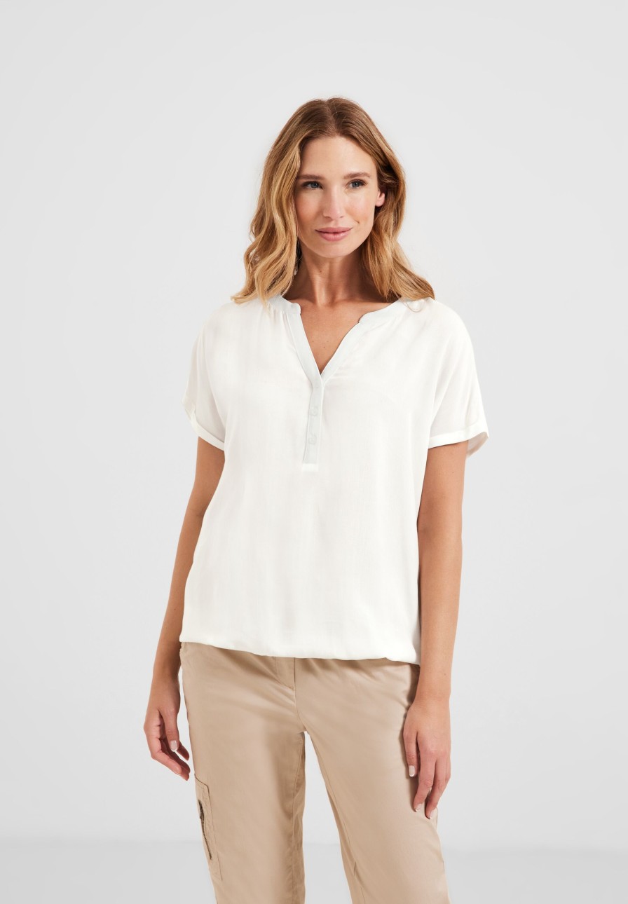 Dames Cecil | Cecil Blouse Vanilla White 343893 13474