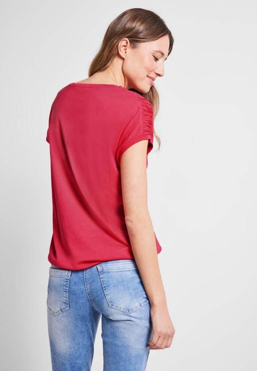 Dames Cecil | Ceccil Shirt Strawberry Red 319602 14472