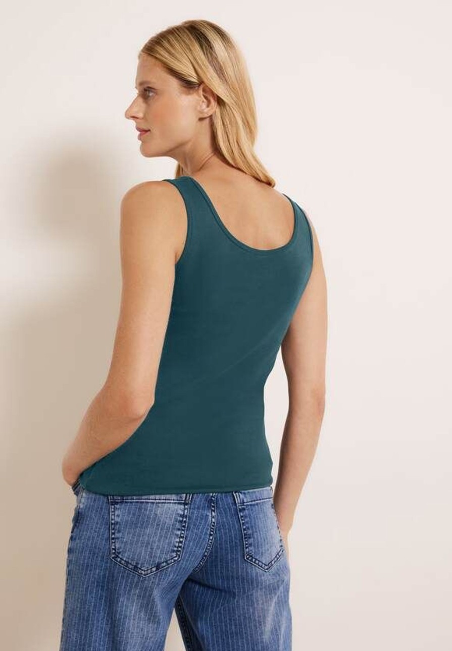 Dames Cecil | Cecil Basis Top Deep Lake Green 317513 14926