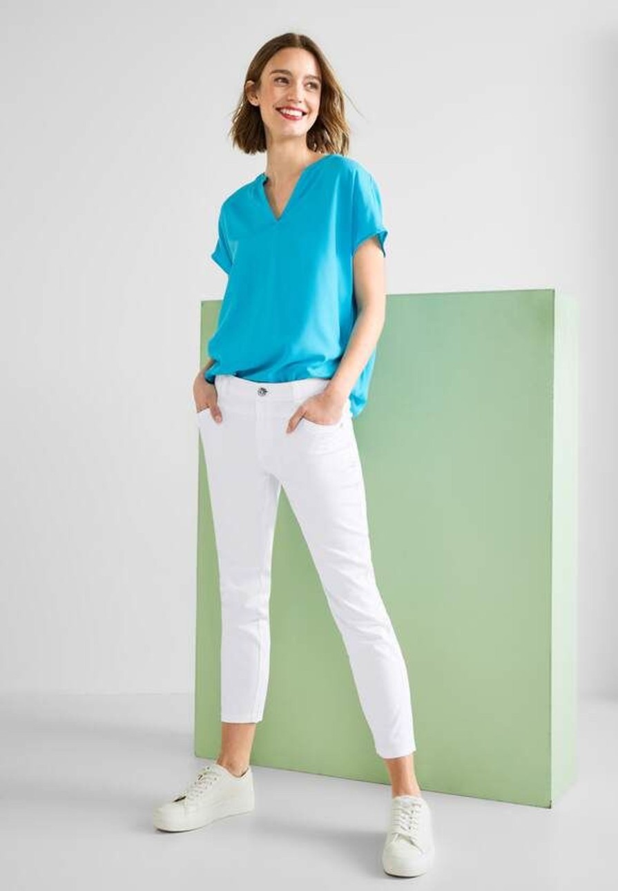 Dames Street One | Street One 7/8 Broek Yulius White 376146 10000