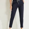 Dames Cecil | Cecil Jersey Broek Night Sky Blue 376689 14077