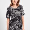 Dames Cecil | Cecil Off Shoulder Blouse Carbon Grey 343976 22538