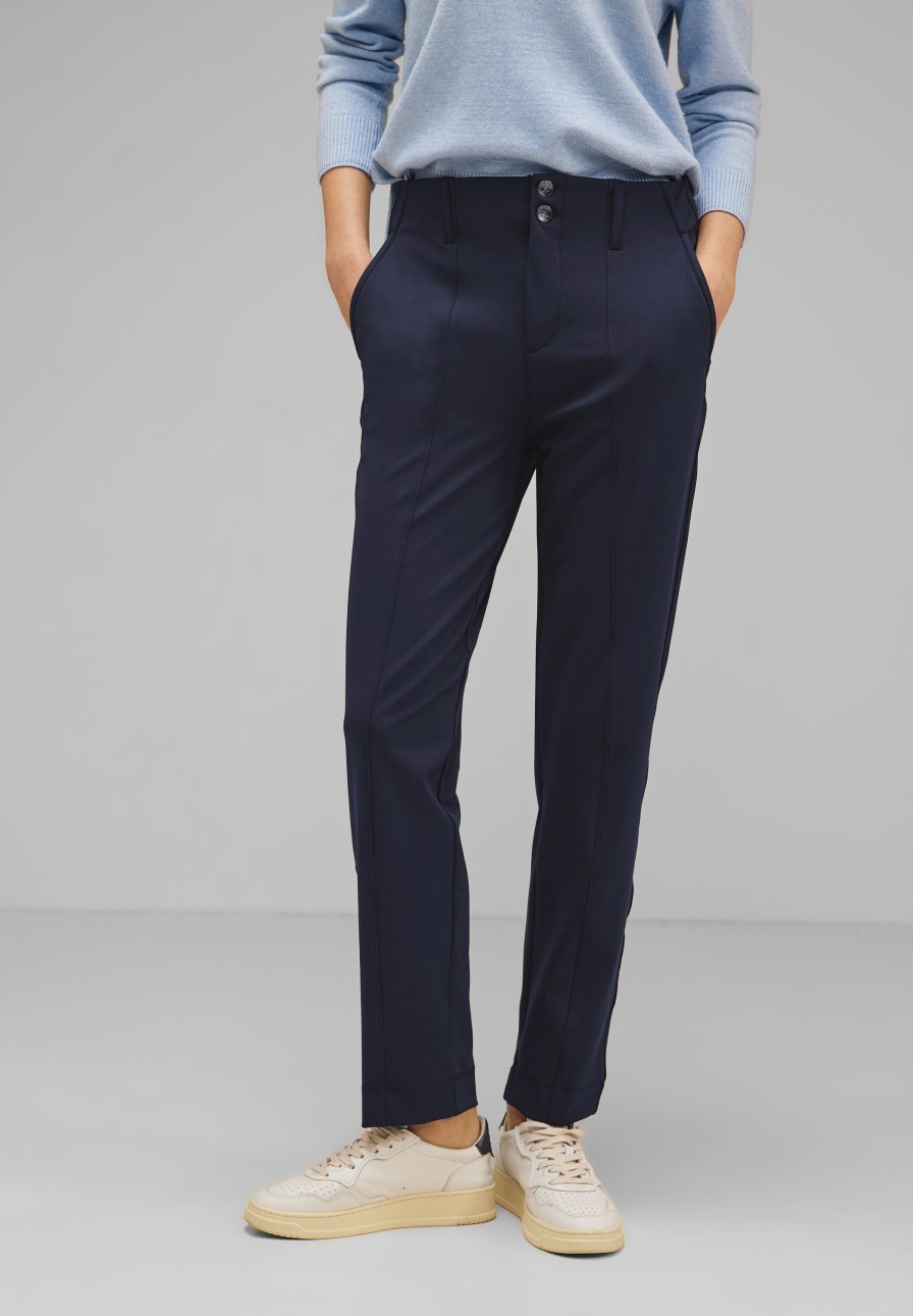 Dames Street One | Street One Travelbroek Deep Blue 376962 11238