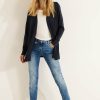 Dames Cecil | Cecil Openvallend Vest Night Sky Blue 253609 14077
