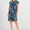 Dames Cecil | Cecil Print Jurk Deep Blue 143663 30128