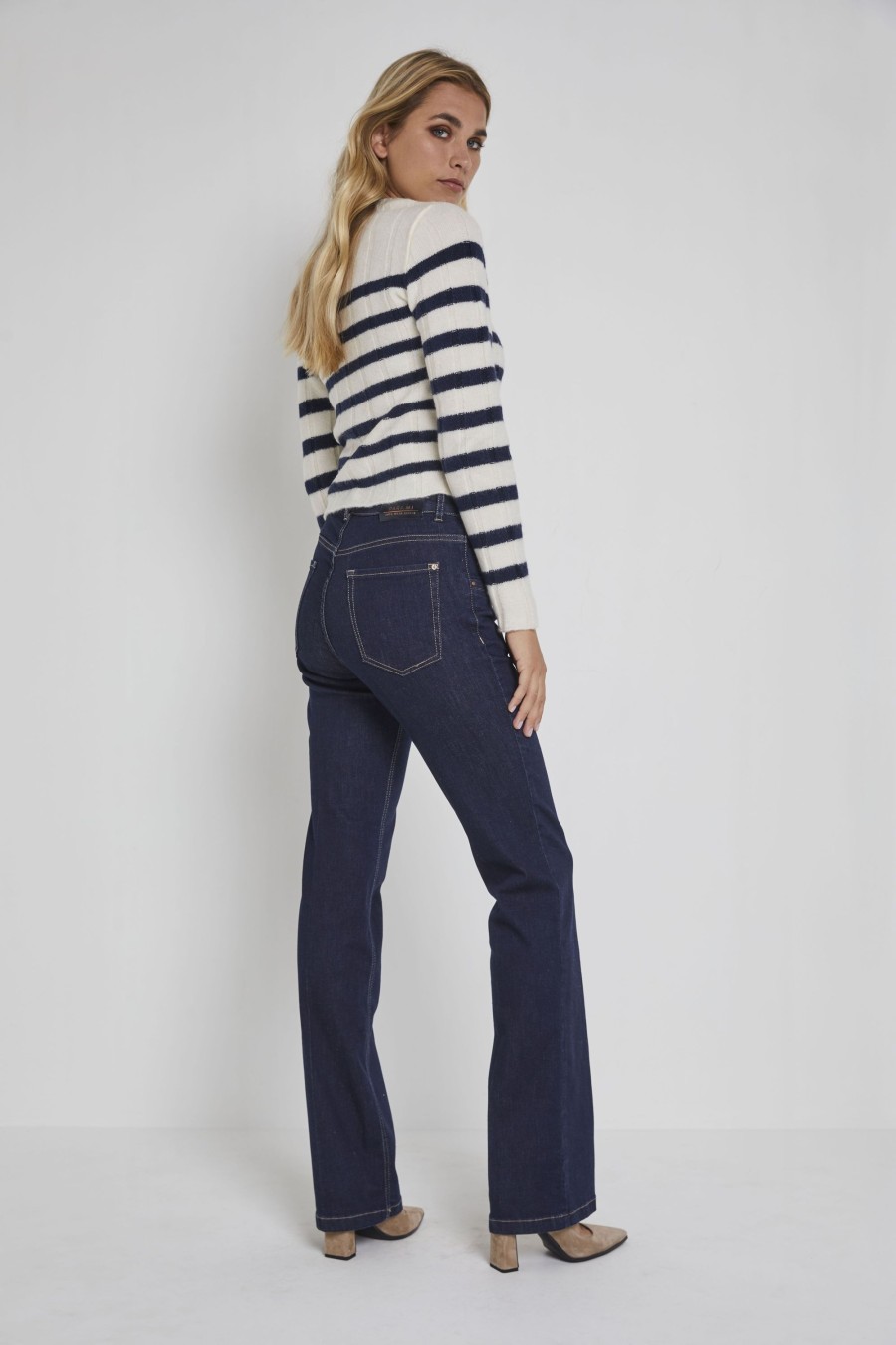 Dames Para Mi | Para Mi Denim Vayen Flare Pure Indigo 232.212263