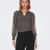 Dames Jacqueline de Yong | Jdy Print Blouse Black Walnut 15272343