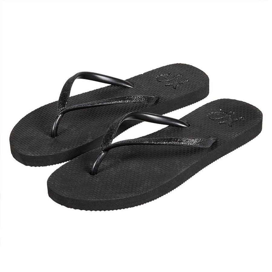 Dames Sarlini | Sarlini Flipflops Glitter Black 000123992001