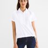 Dames Street One | Street One Polo Blouse White 343902 10000