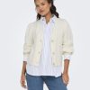 Dames Jacqueline de Yong | Jdy Vest Met Parel Knopen Cloud Dancer 15312054