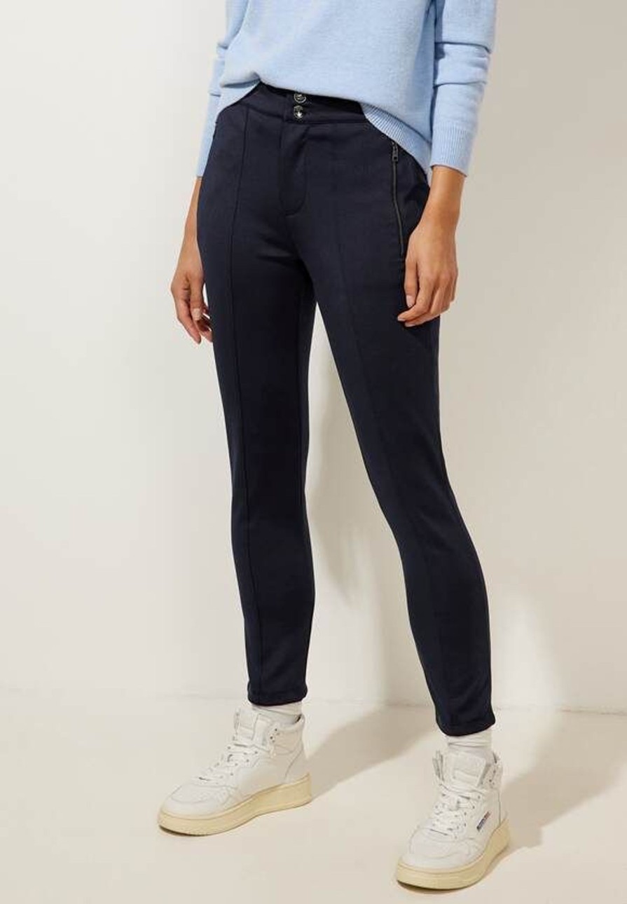 Dames Street One | Street One Scuba Broek Deep Blue 376787 11238