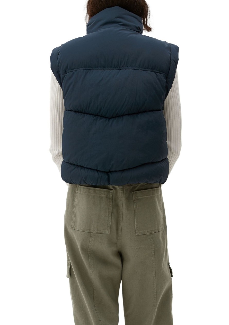 Dames S.Oliver | Qs Bodywarmer Blue Green 2124290 6966