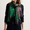 Dames Cecil | Cecil Lange Print Sjaal Easy Green 572234 35069