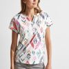 Dames Cecil | Cecil Print Shirt Vanilla White 320236 33474