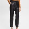 Dames Esprit | Esprit Vegan Leather Broek Black 093Cc1B302 001