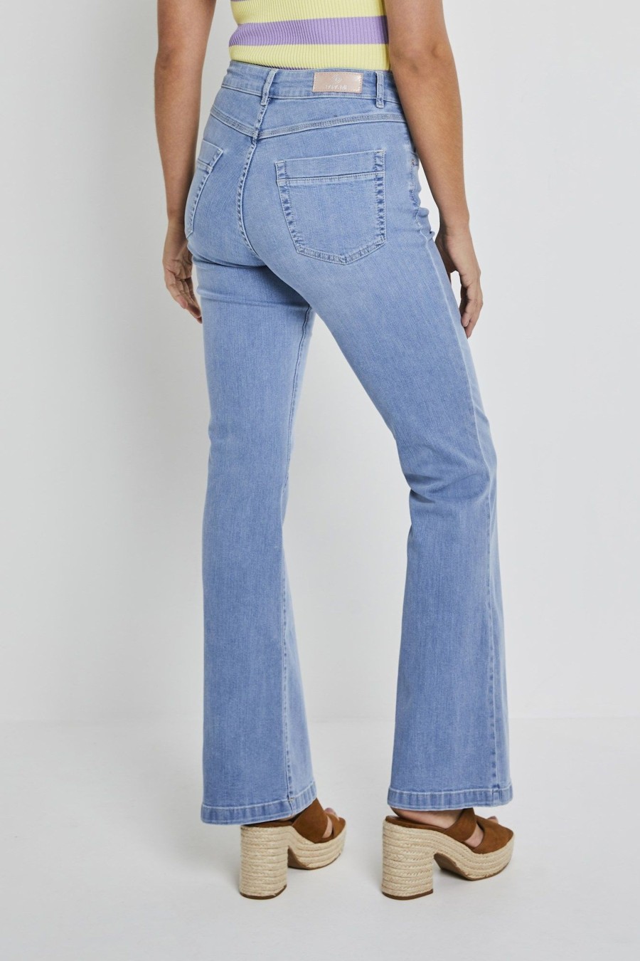 Dames Para Mi | Para Mi Denim Jade Faded Sun 231.003070 D100