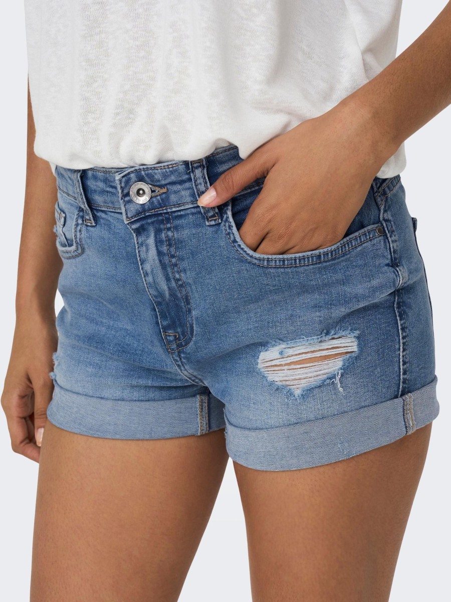 Dames Jacqueline de Yong | Jdy Denim Short Light Blue 1529395