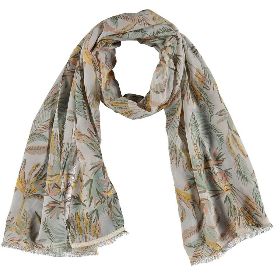 Dames Sarlini | Sarlini Print Sjaal Terracotta Mint 000420-00394