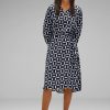 Dames Street One | Street One Blouse Jurk Deep Blue 143735 21238