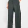 Dames Cecil | Cecil Wijder Vallende Broek Easy Khaki 376283 1468