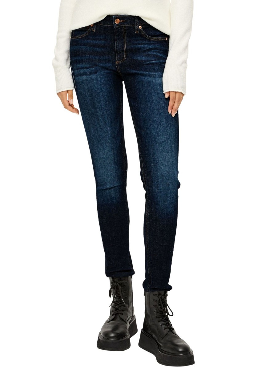 Dames S.Oliver | Qs By S. Oliver Denim Sadie Blue 2138523 59Z4