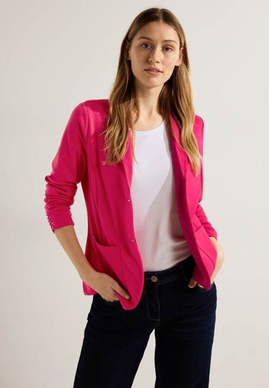 Dames Cecil | Cecil Sweatblazer Cosy Coral 211960 15068