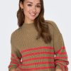 Dames Jacqueline de Yong | Jdy Streep Trui Toasted Coconut