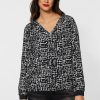 Dames Street One | Street One Print Blouse Zwart 343604 20001