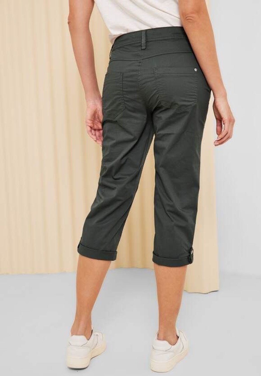 Dames Cecil | Cecil 3/4 Broek New York Easy Khaki 376386 14684